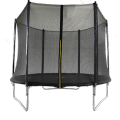 Trampolines Deluxe Round Sports Trampoline with Enclosure